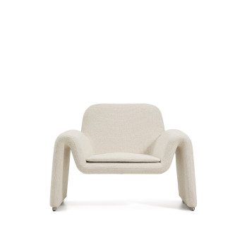 Melvia chenille fauteuil