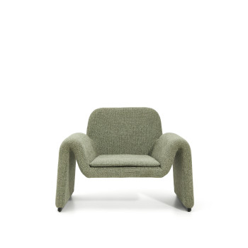 Melvia chenille fauteuil