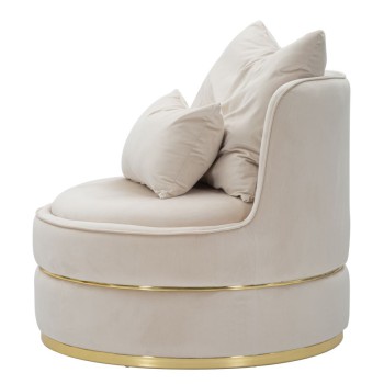 PARIS SPACE CRÈME/GOUDEN FAUTEUIL