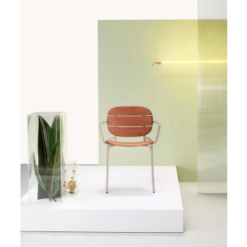 SI-SI' houten schurft fauteuil