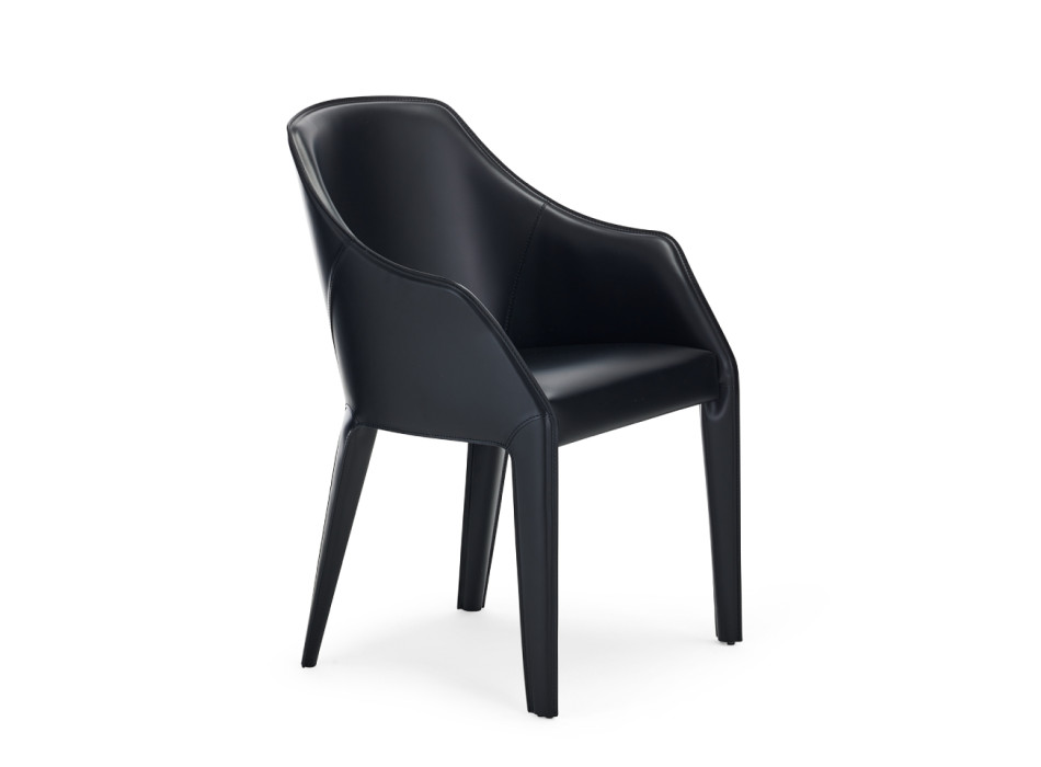 VITTORIA Julia Italia leren fauteuil