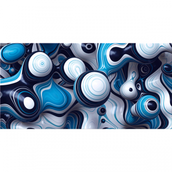 3D-schilderij BLOB TURQUOISE G4832 PINTDECOR