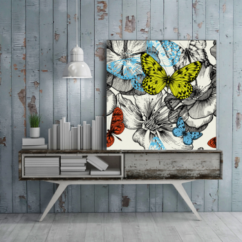 KLEURRIJKE VLINDERS G1282 PINTDECOR Schilderij