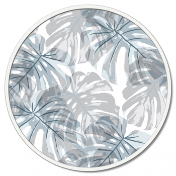 Transparante bladeren schilderij GT6302 PINTDECOR