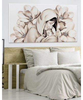 Zwangerschapsbeige frame P4730 PINTDECOR