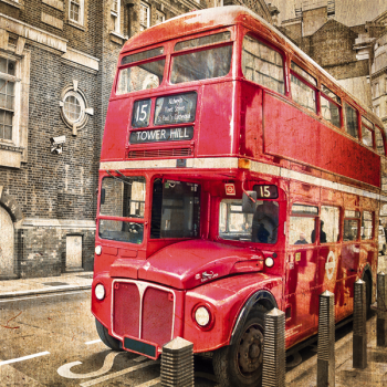 RED BUS G2202 PINTDECOR frame