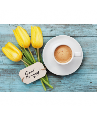 TULPEN EN KOFFIE G2722 PINTDECOR Schilderij