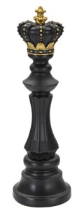 ZWART-GOUDEN KONING Ø 13 X 40,5 cm