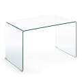 Burano Bureau 125 x 70 cm Transparant OUTLET