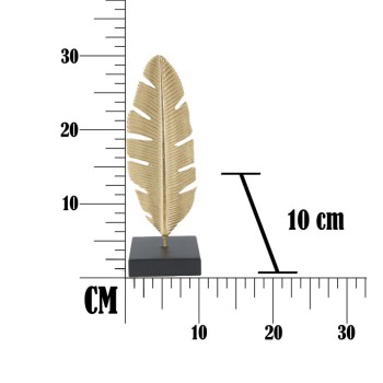GLAMOUR BLADSCULPTUUR MET KANDELAAR