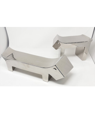 ADRIANI & ROSSI DASHHOUND keramische sculptuur