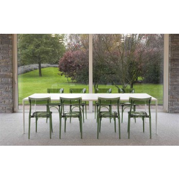 Milano 2015 stoel, transparant/ondoorzichtig polycarbonaat, Colico