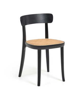 Romeinse stoel met beukenhouten afwerking