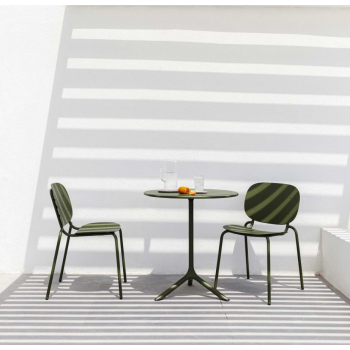 SI-SI' stoel met gegalvaniseerd frame van SCAB 