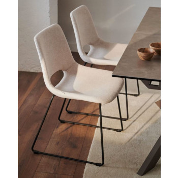 Atminda uitschuifbare tafelset + Zahara stoelen 