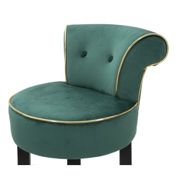 Luxe crèmekleurige barkruk