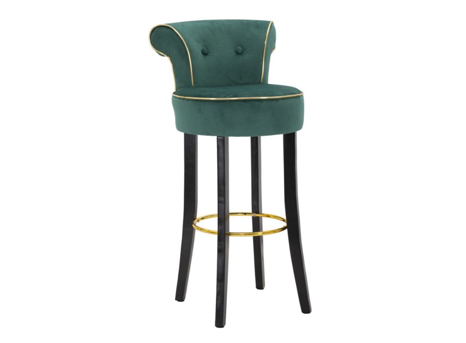 Luxe crèmekleurige barkruk