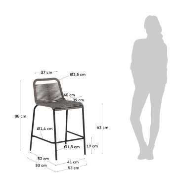 Lambton touwkruk 88 cm