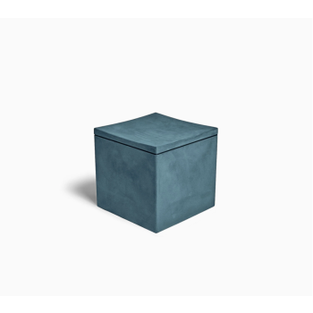 SERRALUNGA MOLESKIN CUBE LOUNGE STOEL 