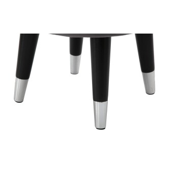 Parijse kruk grijs/zilver