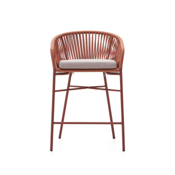 Yanet kruk van terracotta touw, hoogte 65 cm