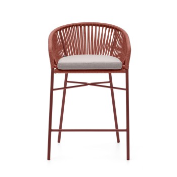 Yanet kruk van terracotta touw, hoogte 65 cm