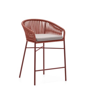 Yanet kruk van terracotta touw, hoogte 65 cm