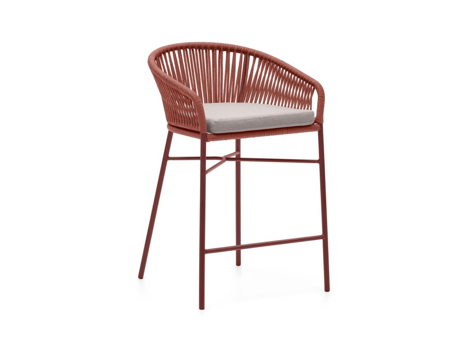 Yanet kruk van terracotta touw, hoogte 65 cm