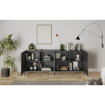 SNAKE dressoir met 4 deuren