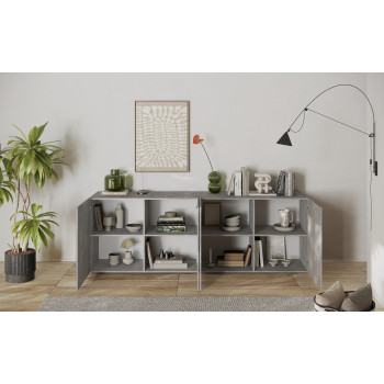 SNAKE dressoir met 4 deuren