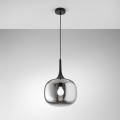 Jaipur rookkleurige/zwarte hanglamp 1xE27 30x30x150cm