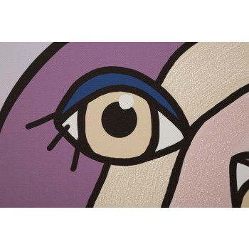 GESCHILDERDE SPAMPA DUBBELE GEZICHTEN GROOT -B-