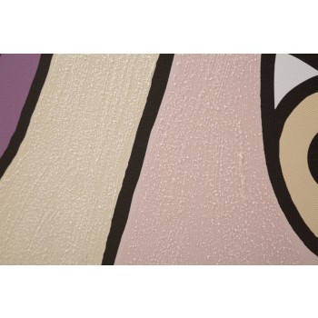 GESCHILDERDE SPAMPA DUBBELE GEZICHTEN GROOT -B-