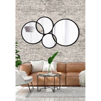 ECLISSI spiegel zwart P5094 Pintdecor