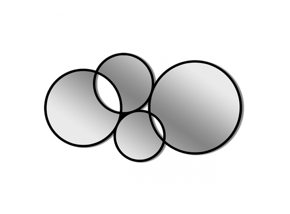 ECLISSI spiegel zwart P5094 Pintdecor