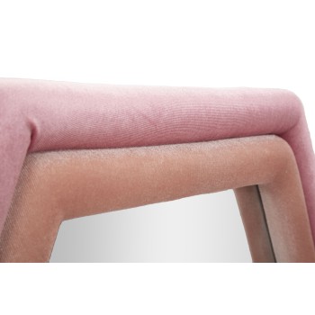 TONY WANDSPIEGEL ROZE FLUWEEL/MIX