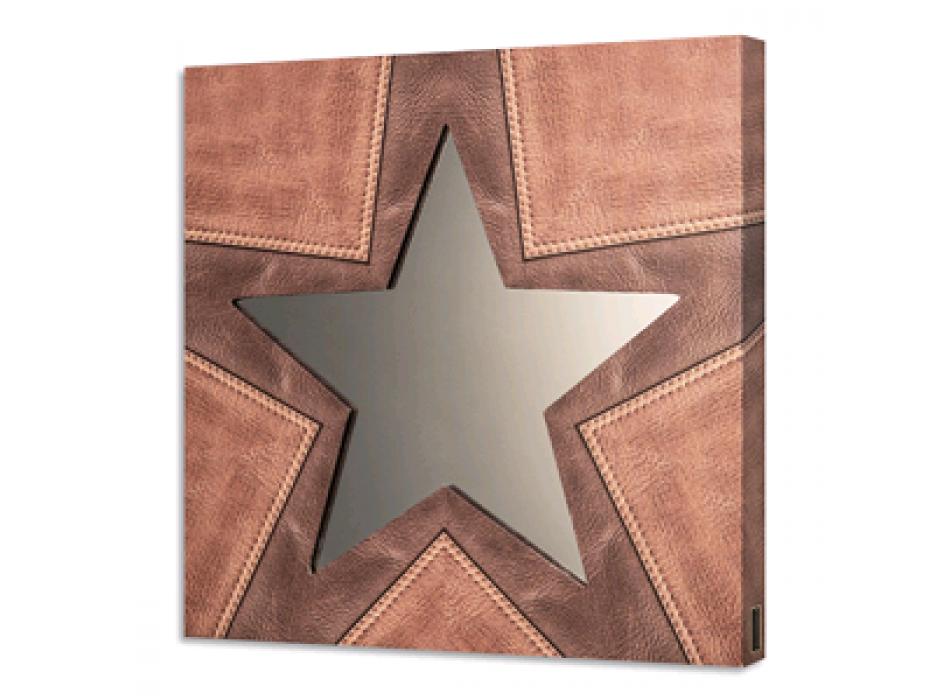 DUBBELE LEDEREN SPIEGEL GS4420 PINTDECOR