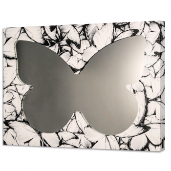 Spiegelende vlinders zwart-wit GS4390 PINTDECOR
