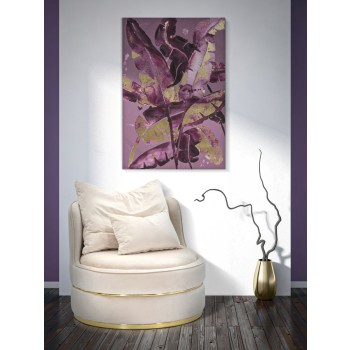 DONKERE BLADEREN AFDRUK