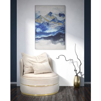 GESCHILDERDE BERGPRINT