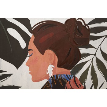 LADY JUNGLE SCHILDERIJ PRINT -B- 80X2.8x120