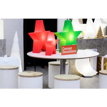 Heldere Ster Vrolijk Kerstmis 60 cm 32493W 8 Seizoenen Design