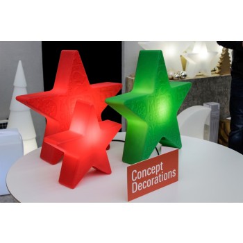 Heldere Ster Vrolijk Kerstmis 60 cm 32493W 8 Seizoenen Design