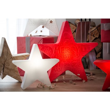 Heldere Ster Vrolijk Kerstmis 60 cm 32493W 8 Seizoenen Design