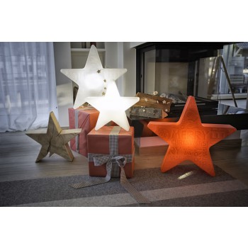 Heldere Ster Vrolijk Kerstmis 60 cm 32493W 8 Seizoenen Design