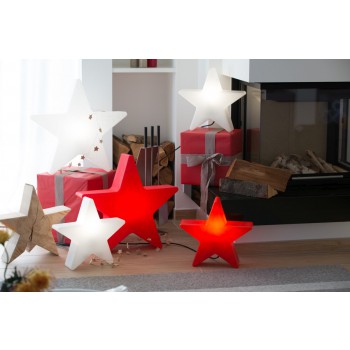 Heldere Ster Vrolijk Kerstmis 60 cm 32493W 8 Seizoenen Design