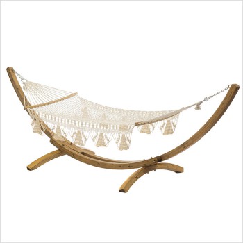 F5 gelamineerde houten steun met A3000 hangmat Het netwerk