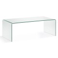 Burano salontafel 110 x 50 cm transparant