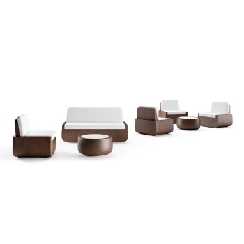 Robuuste tafelstructuur Plust salontafel