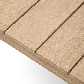 Ambra salontafel van massief acaciahout met een lichte afwerking, 82,5 x 140 cm, 100% FSC-gecertificeerd.